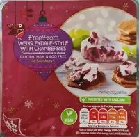 Mängden socker i Wensleydale-style with Canberries