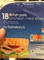 Mängden socker i Pork luncheon meat