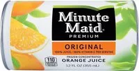 Mängden socker i Orange juice frozen concentrate fruit drink