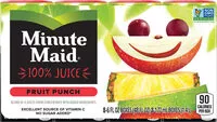 Mängden socker i Fruit punch 100% juice