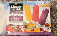 Mängden socker i Minute Maid Juice Sticks