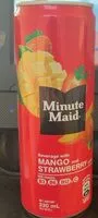 Mängden socker i Beverage with mango and strawberry juice