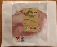 Mängden socker i British Smoked York Ham