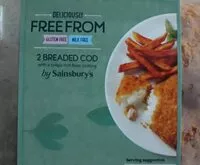 Mängden socker i Free from breaded cod