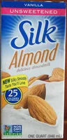 Mängden socker i Almond Milk Unsweet Vanilla