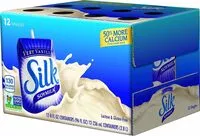 Mängden socker i Soy milk very vanilla fluid ounce