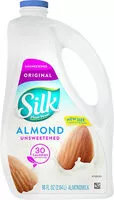 Mängden socker i Unsweetened almond milk