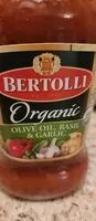 Mängden socker i Organic olive oil and garlic spaghetti sauce