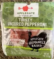 Mängden socker i Uncured Turkey Pepperoni