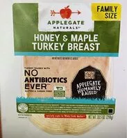 Mängden socker i Naturals honey & maple turkey breast