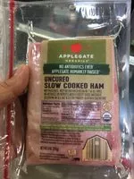 Mängden socker i Farms uncured slow cooked ham