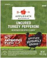 Mängden socker i Uncured turkey pepperoni