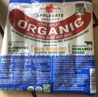 Mängden socker i The Great Organic Uncured Beef Hot Dog