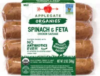 Mängden socker i Spinach & Feta Chicken Sausage