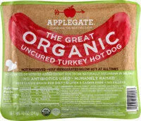 Mängden socker i The Great Organic Uncured Turkey Hot Dog