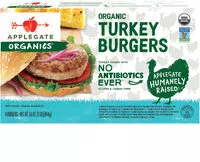 Mängden socker i Organic turkey burgers