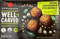 Mängden socker i Organic Mediterranean Style Meatballs