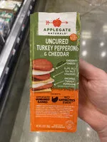 Mängden socker i Uncured turkey pepperoni & cheddar