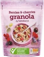 Mängden socker i Berries & Cherries Granola