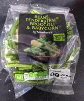 Mängden socker i Beans, Tenderstem Broccoli and Babycorn