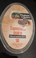Mängden socker i Tapenade noire