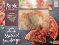 Mängden socker i Wood-Fired Chargrilled Vegetables, Olives & Pest Pizza