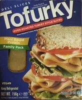 Mängden socker i Tofurky Oven Roasted Turkey Style Deli Slices