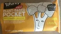 Mängden socker i Plant-based pocket turk’y, ched’ar & broccoli