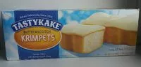 Mängden socker i Tastykake, krimpets sponge cakes, butterscotch
