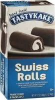 Mängden socker i Swiss rolls