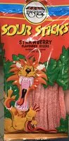 Mängden socker i Sour Sticks Fraise