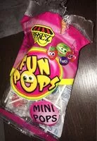 Mängden socker i Sucettes fun pops
