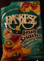 Mängden socker i Fruit Snacks tropical fruit