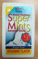 Mängden socker i Super Mints