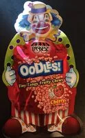 Mängden socker i Oodles Tiny Tangy Fruity Chews Cherry
