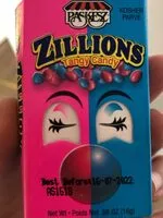 Mängden socker i Zillions