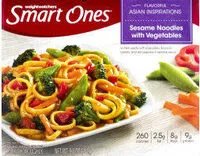 Mängden socker i Smart ones asian inspirations sesame noodles with vegetables