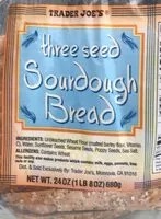 Mängden socker i Three Seed Sourdough Bread