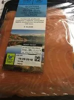 Mängden socker i Scottish lochmur wafer thin oak smoked salmon
