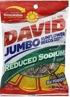 Mängden socker i Davids sunflower seeds reduced salt