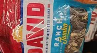 Mängden socker i David ranch sunflower seeds peg bag