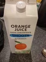 Mängden socker i Smooth Orange Juice