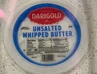 Mängden socker i Unsalted Whipped Butter