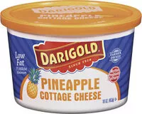 Mängden socker i 2% Milkfat Cottage Cheese, Pineapple