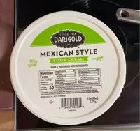 Mängden socker i Mexican style sour cream