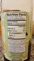 Mängden socker i Trader joe's, reduced sodium soy sauce