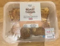 Mängden socker i Roast thighs