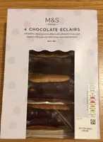 Mängden socker i 4 chocolate eclairs