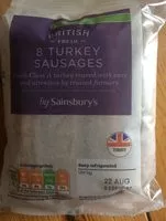 Mängden socker i 8 turkey sausages
