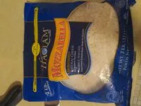Mängden socker i Shredded mozzarella